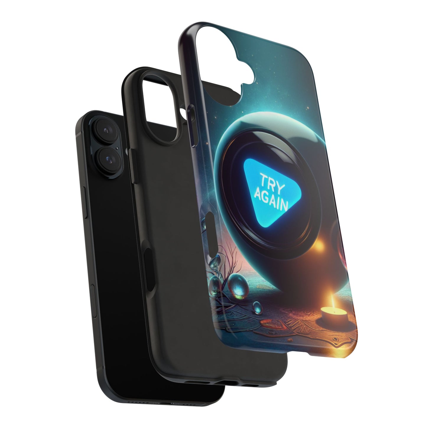 Funny Tough Phone Cases - try again Design