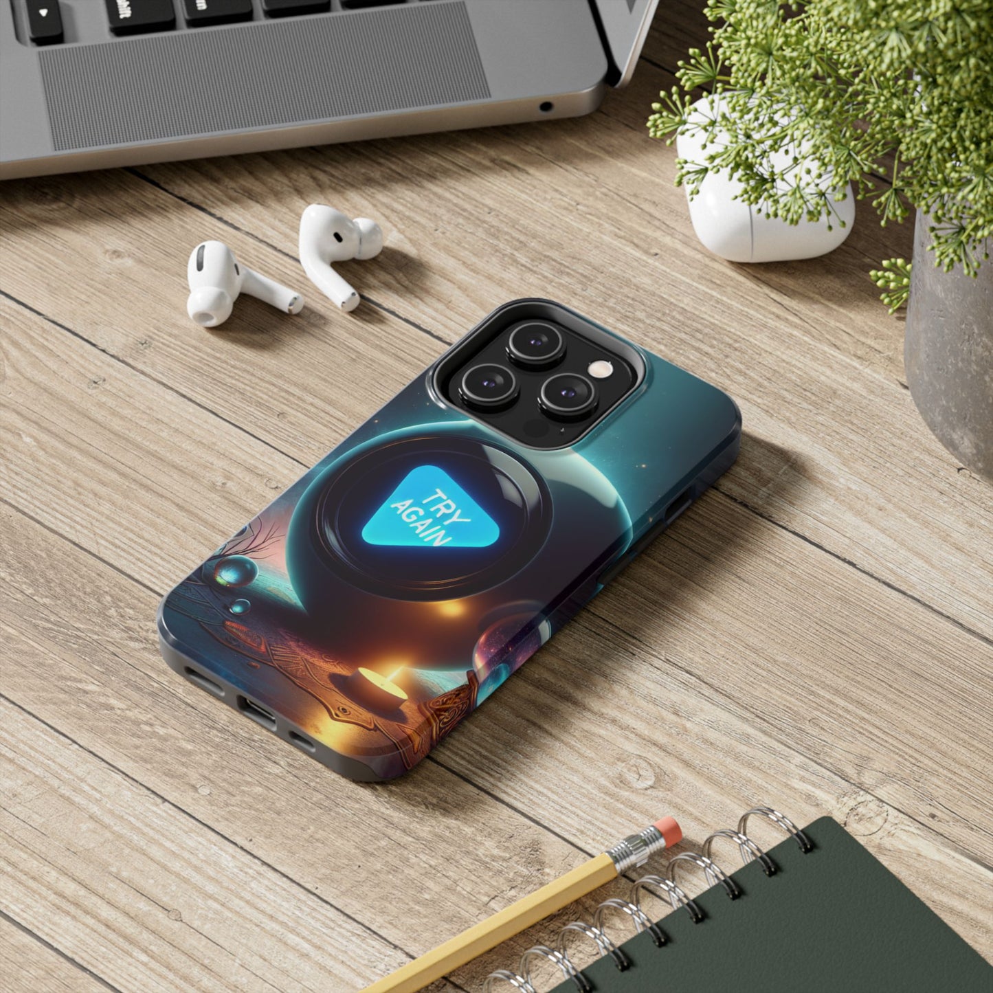 Funny Tough Phone Cases - try again Design