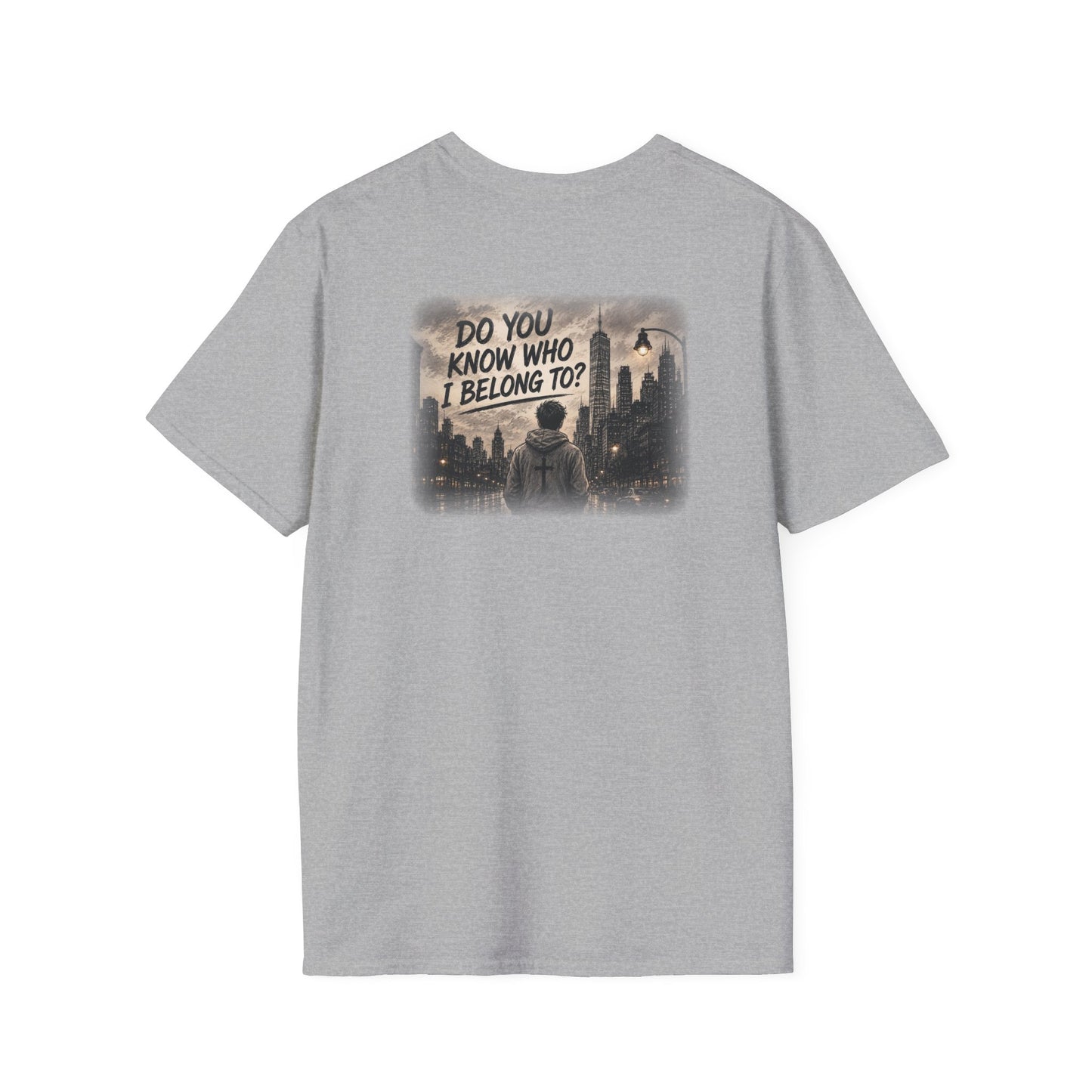 Do You Know Who I Belong To? Graphic T-Shirt — Moody Urban Night Cityscape Tee