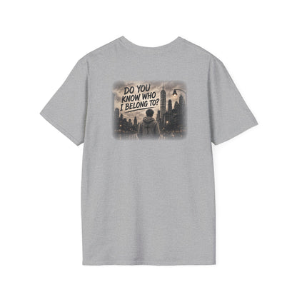 Do You Know Who I Belong To? Graphic T-Shirt — Moody Urban Night Cityscape Tee