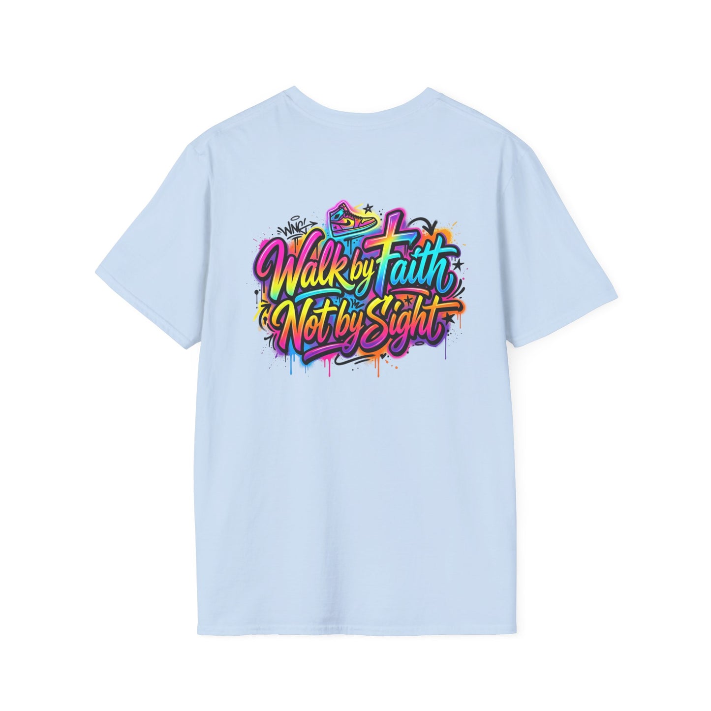 WALK BY FAITH NOT BY SIGHT T-Shirt — Motivational Gym Tee