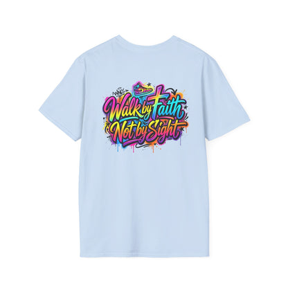 WALK BY FAITH NOT BY SIGHT T-Shirt — Motivational Gym Tee