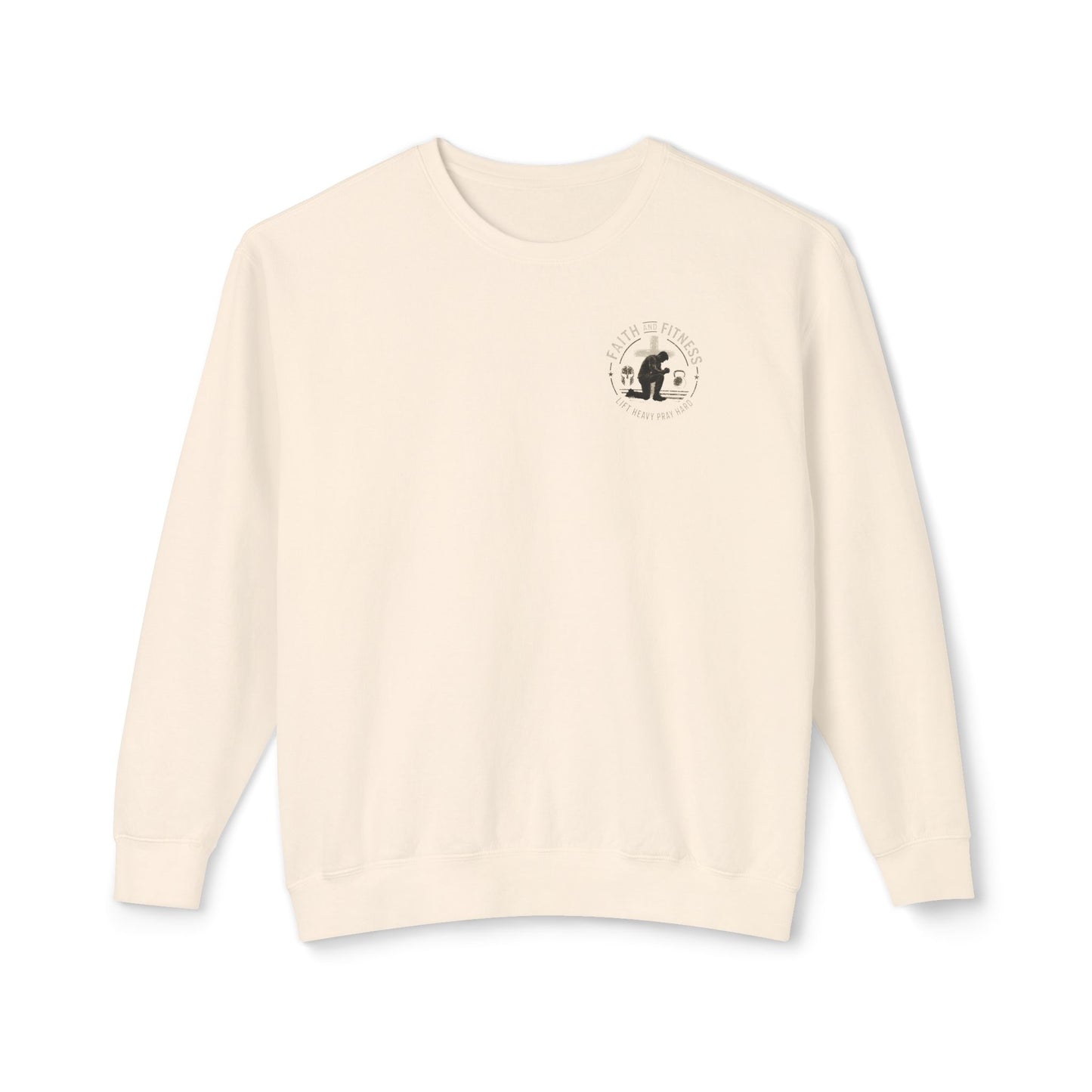 Unisex Lightweight Crewneck Sweatshirt faith over fear