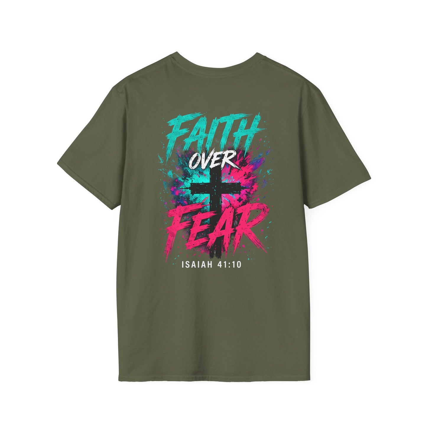Bigfoot Camping T‑Shirt — "Faith & Friends" Sasquatch Outdoor Graphic Tee