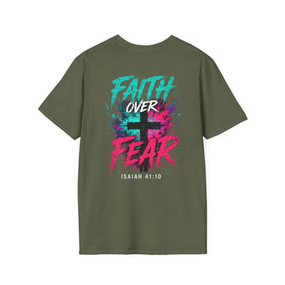 Bigfoot Camping T‑Shirt — "Faith & Friends" Sasquatch Outdoor Graphic Tee