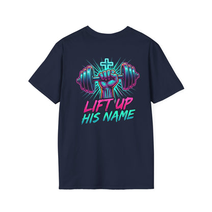 lift up his name graphic tee, unisex tee shirt