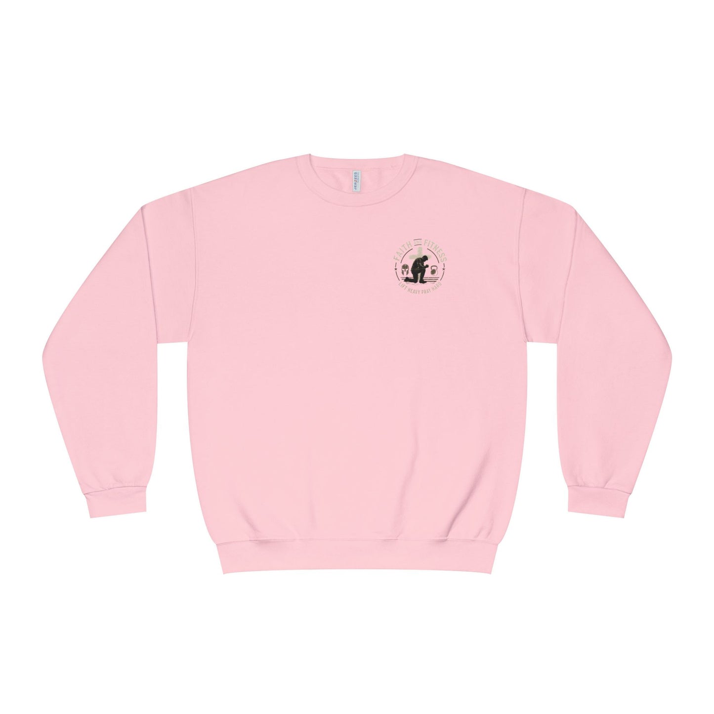 Faith Over Fear Sweatshirt — Christian Crewneck with Cross Graphic
