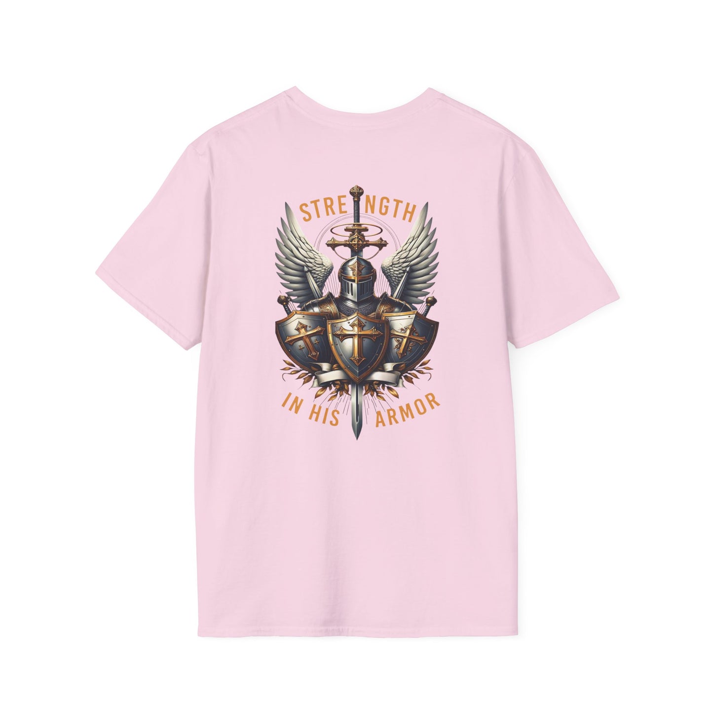 Armor of God Christian T-Shirt — "Strength in His Armor" Inspirational Faith Tee
