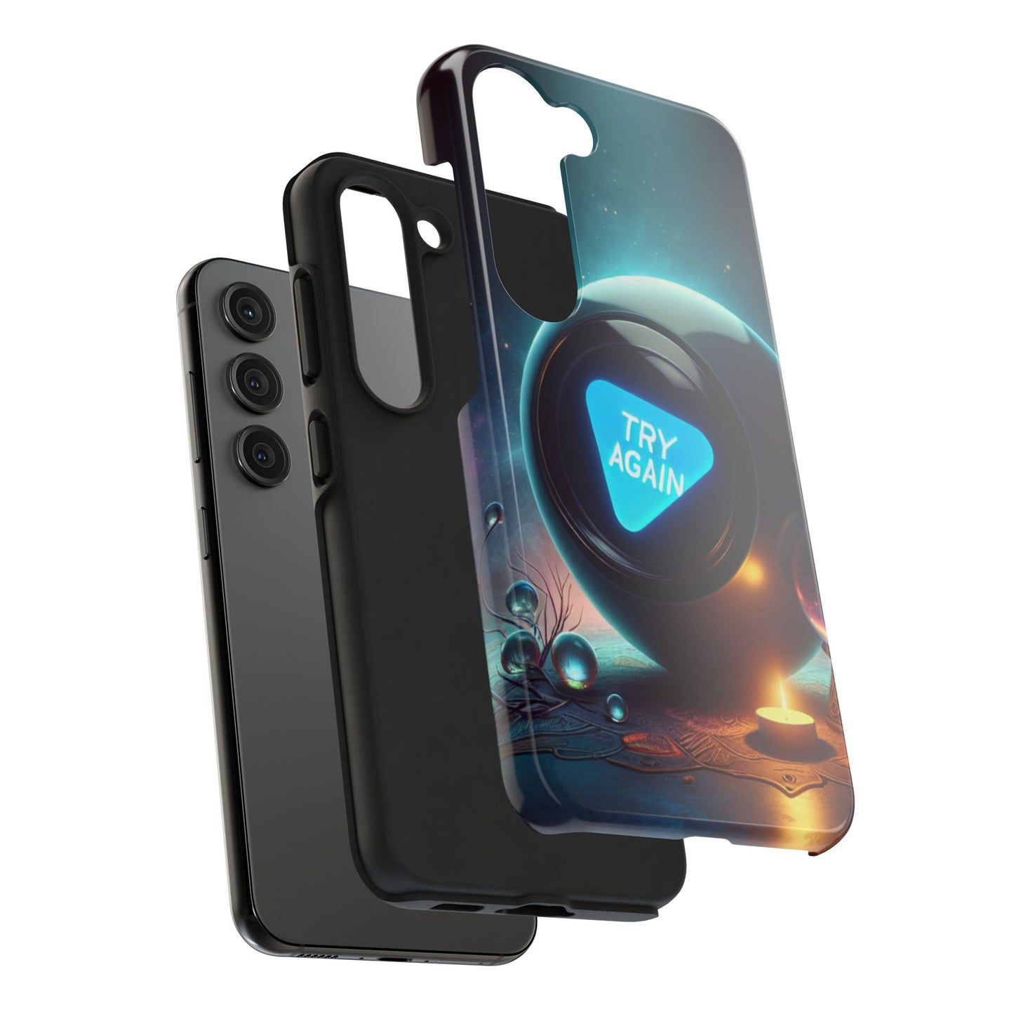 Funny Tough Phone Cases - try again Design
