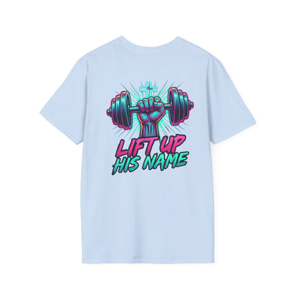 lift up his name graphic tee, unisex tee shirt