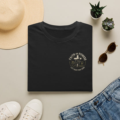 Bigfoot Camping T‑Shirt — "Faith & Friends" Sasquatch Outdoor Graphic Tee