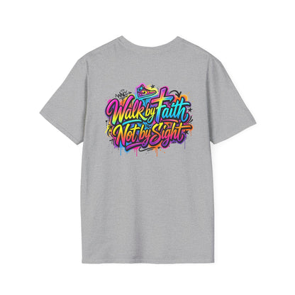 WALK BY FAITH NOT BY SIGHT T-Shirt — Motivational Gym Tee