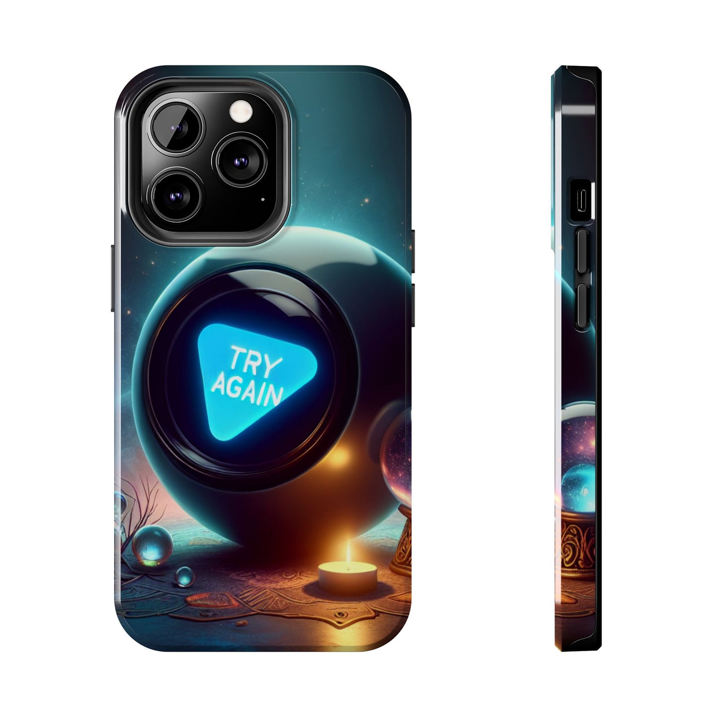 Funny Tough Phone Cases - try again Design