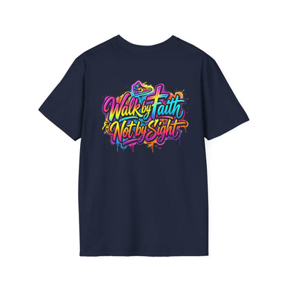 WALK BY FAITH NOT BY SIGHT T-Shirt — Motivational Gym Tee