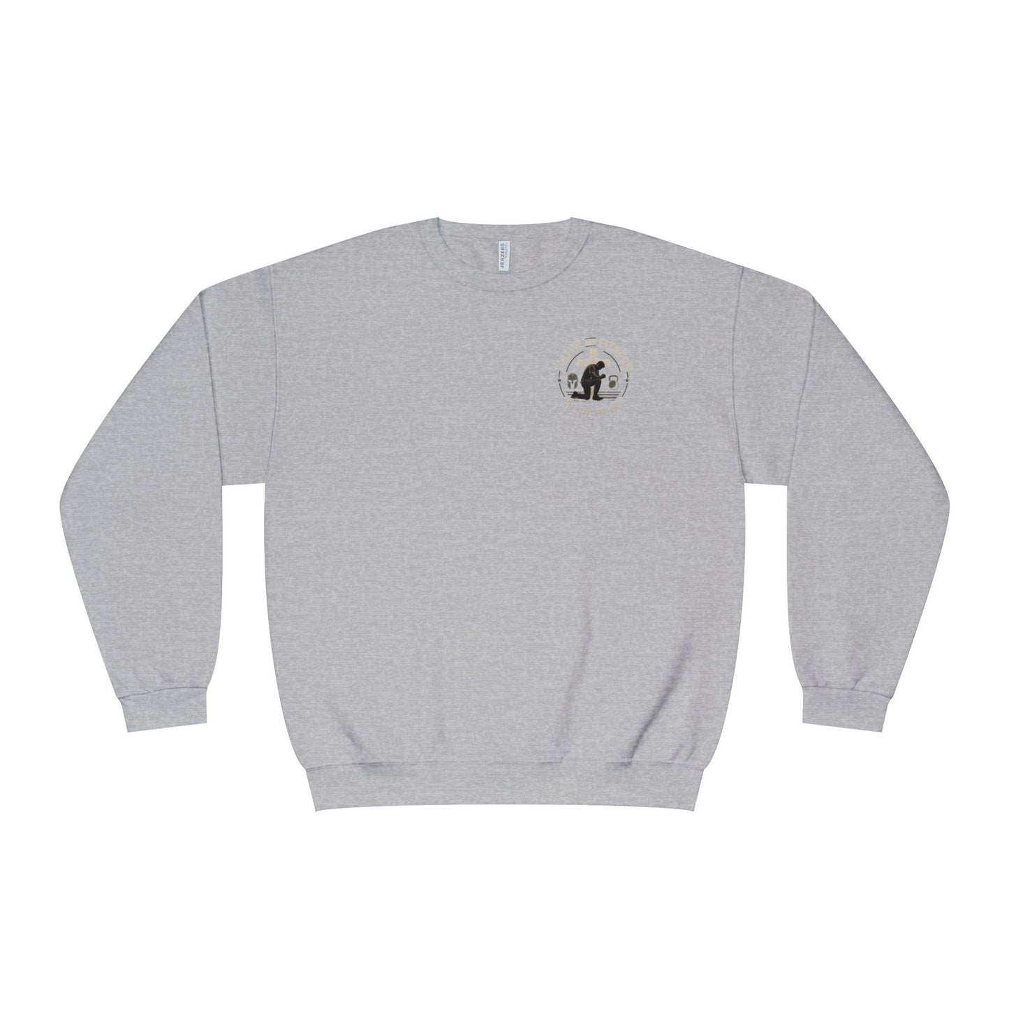 Faith Over Fear Sweatshirt — Christian Crewneck with Cross Graphic