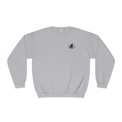 Faith Over Fear Sweatshirt — Christian Crewneck with Cross Graphic