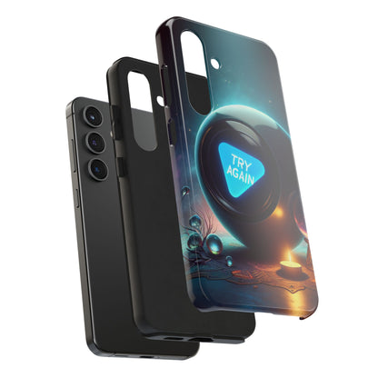 Funny Tough Phone Cases - try again Design