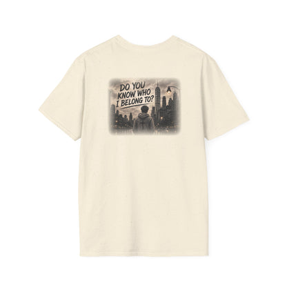 Do You Know Who I Belong To? Graphic T-Shirt — Moody Urban Night Cityscape Tee