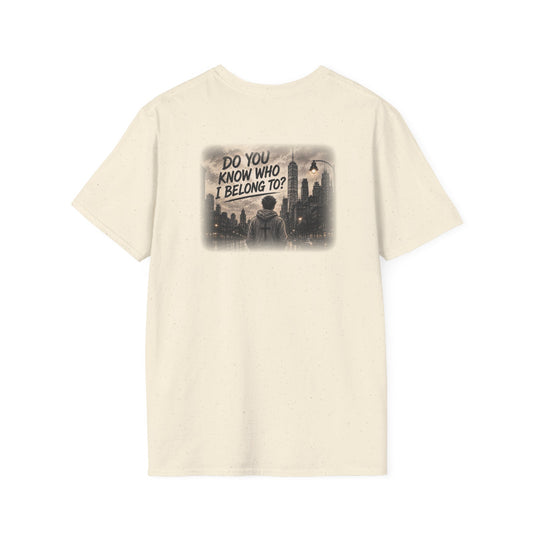 Do You Know Who I Belong To? Graphic T-Shirt — Moody Urban Night Cityscape Tee