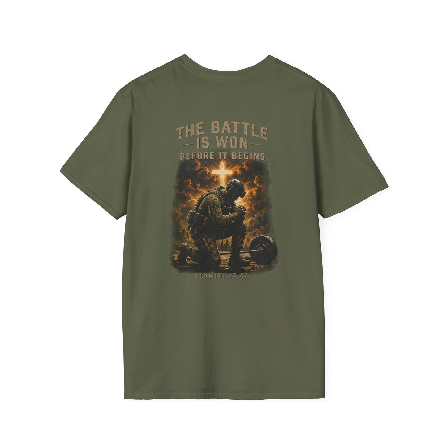 The Battle Is one graphic tee unisex tee