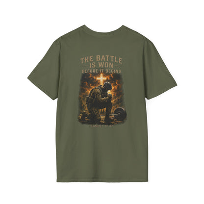 The Battle Is one graphic tee unisex tee