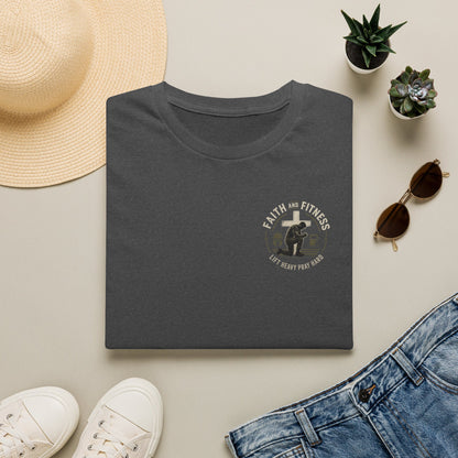 Bigfoot Camping T‑Shirt — "Faith & Friends" Sasquatch Outdoor Graphic Tee
