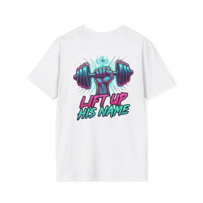 lift up his name graphic tee, unisex tee shirt