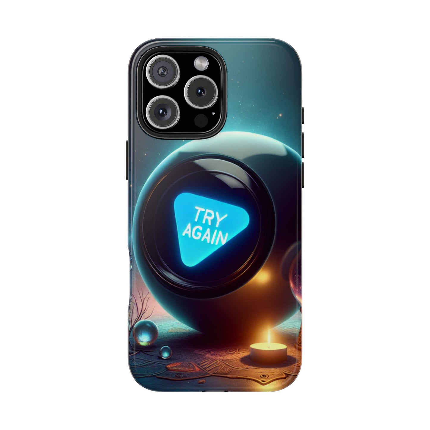 Funny Tough Phone Cases - try again Design