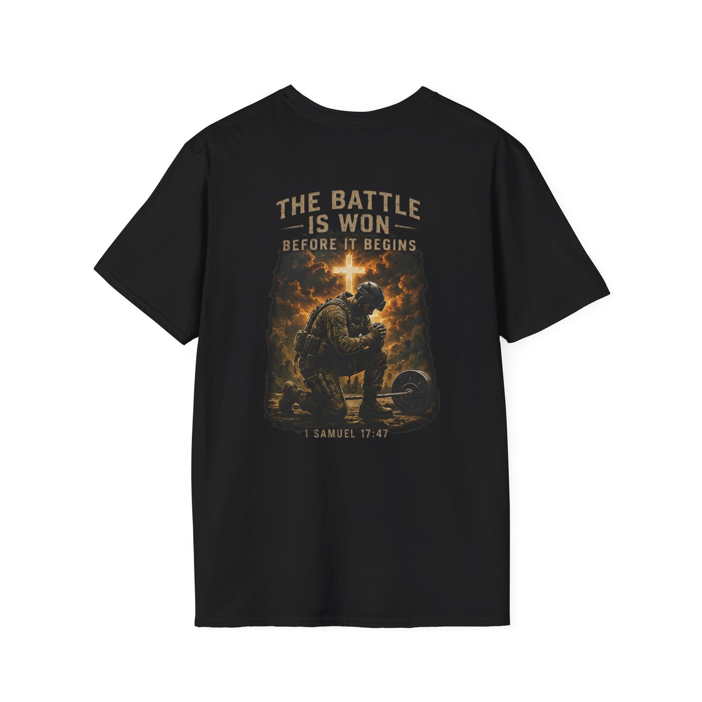 The Battle Is one graphic tee unisex tee