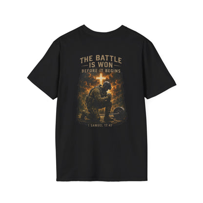 The Battle Is one graphic tee unisex tee