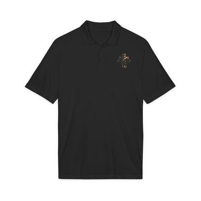 Camo Cross Embroidered Polo