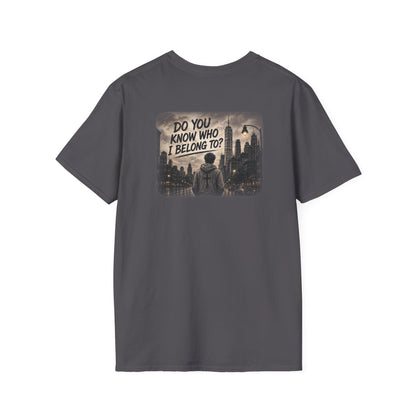 Do You Know Who I Belong To? Graphic T-Shirt — Moody Urban Night Cityscape Tee