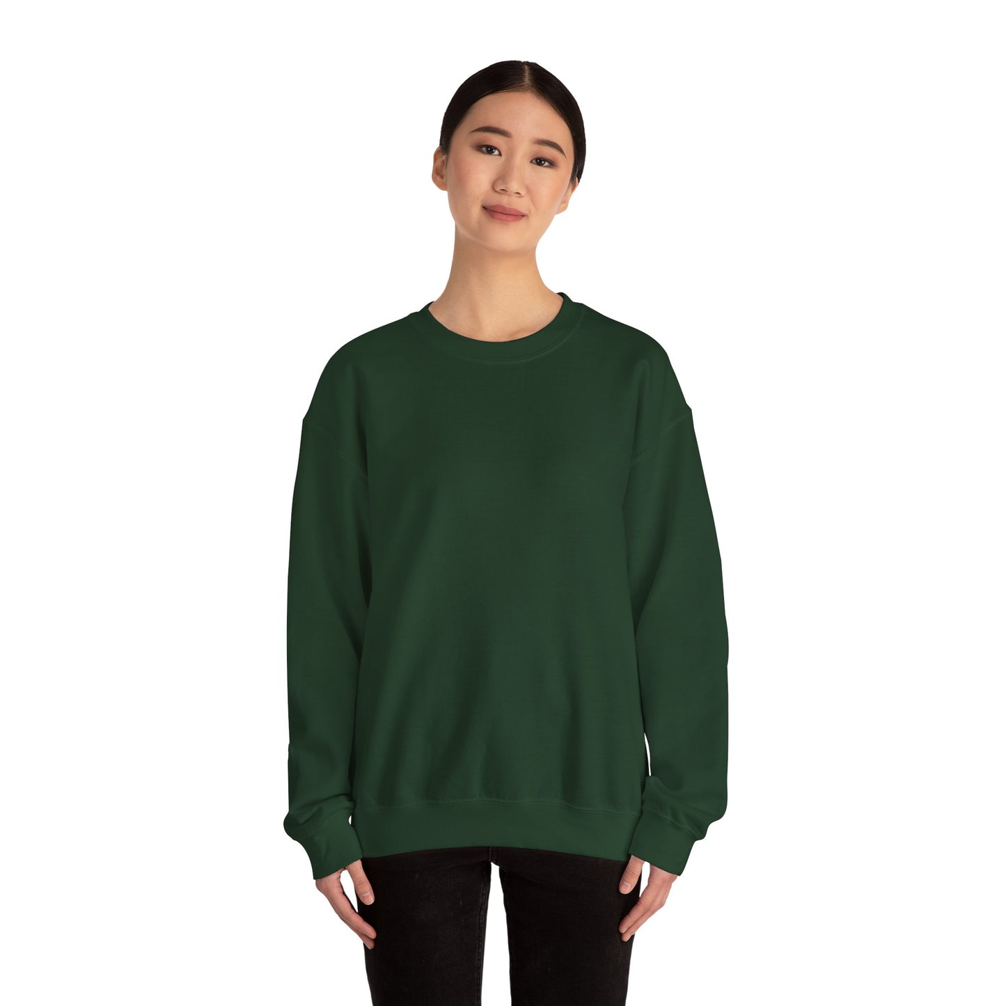 Faith & Fitness Crewneck Sweatshirt — “Lift Heavy Pray Hard” Christian Gym Pullover
