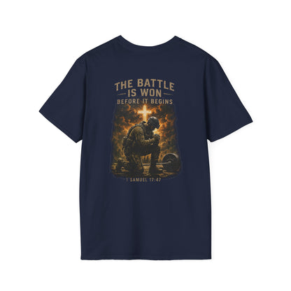 The Battle Is one graphic tee unisex tee