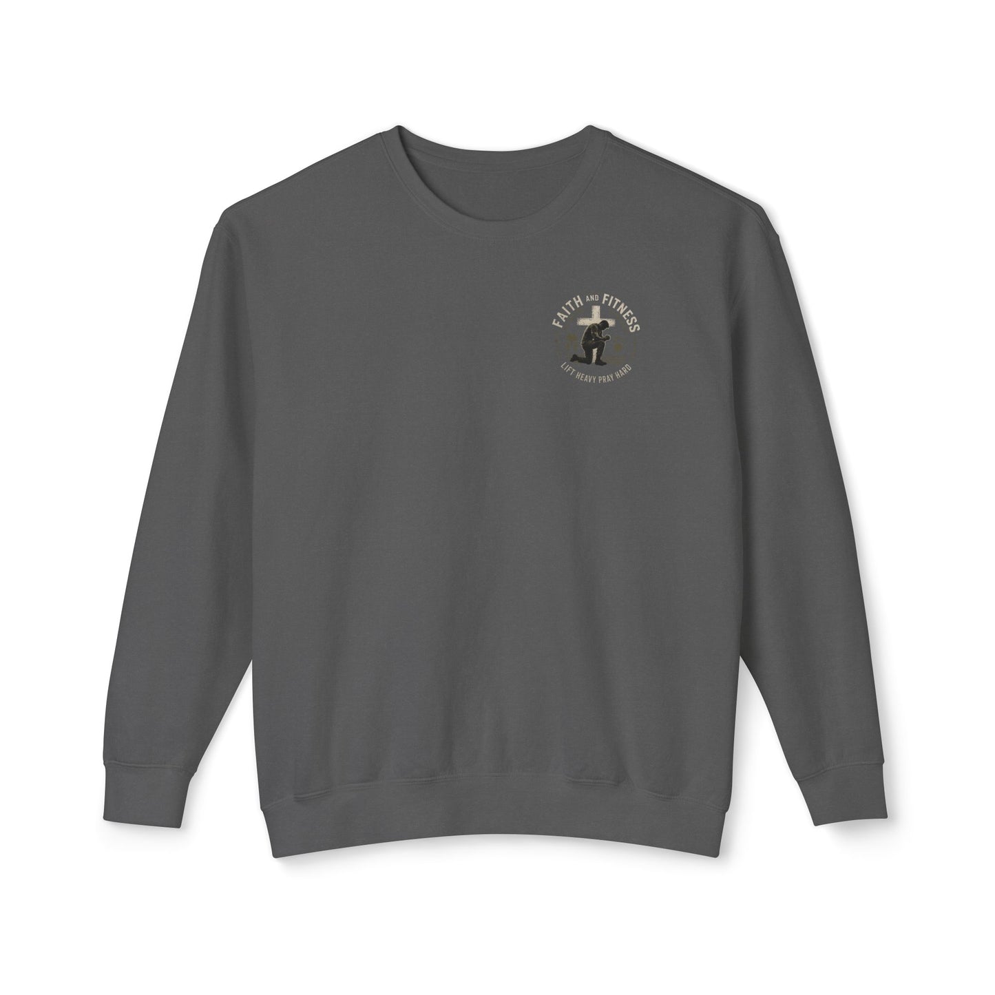 Unisex Lightweight Crewneck Sweatshirt faith over fear