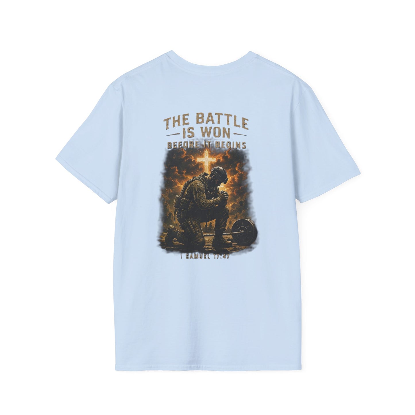 The Battle Is one graphic tee unisex tee