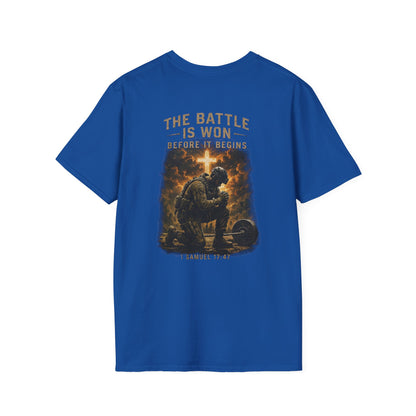 The Battle Is one graphic tee unisex tee