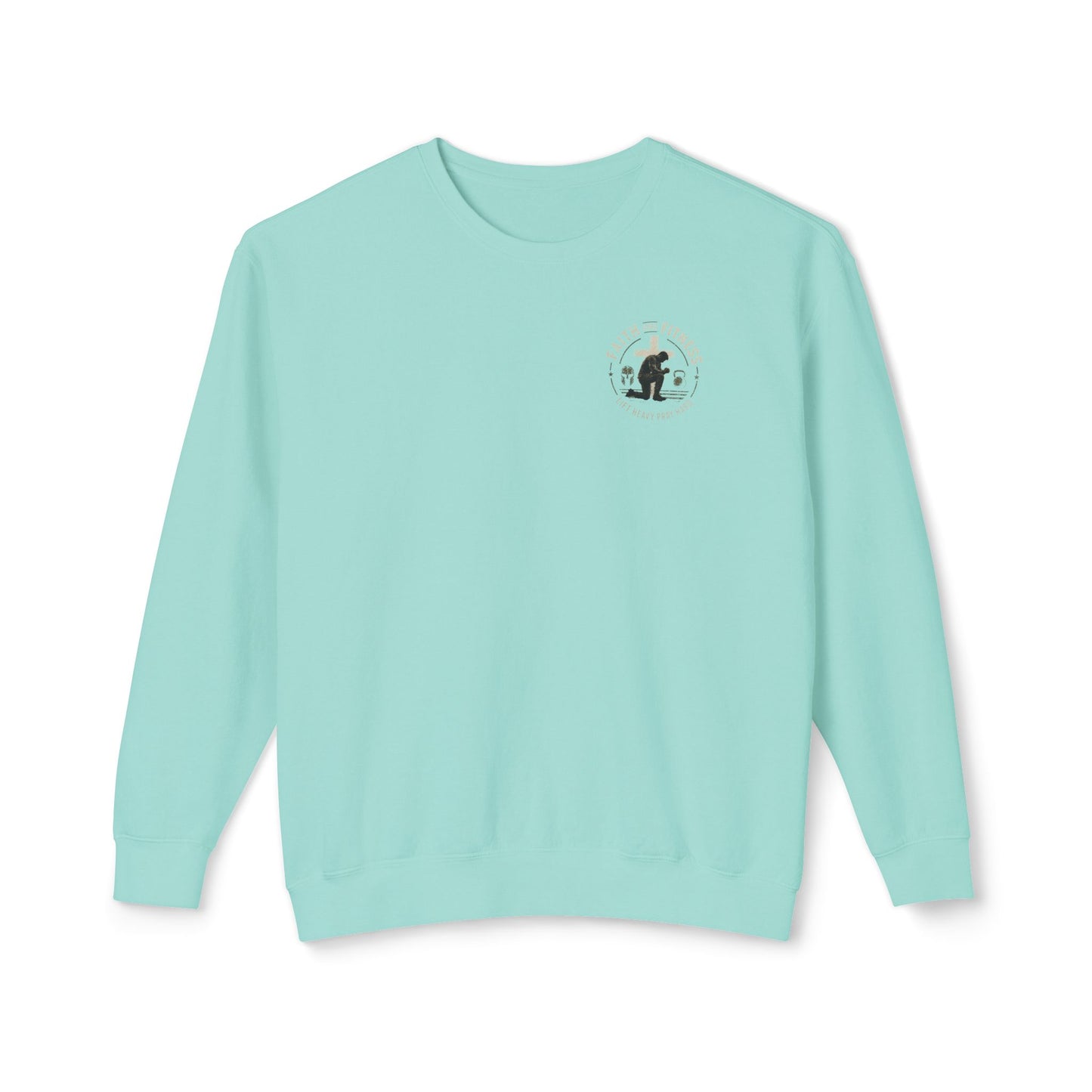 Unisex Lightweight Crewneck Sweatshirt faith over fear
