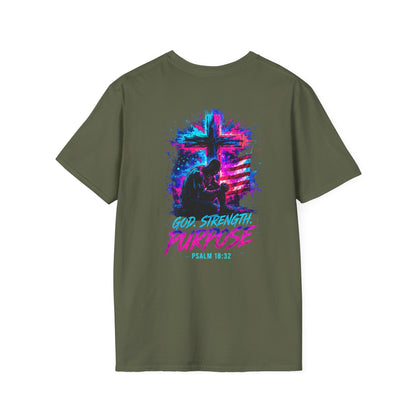"god, strength, purpose - graphic unisex tee