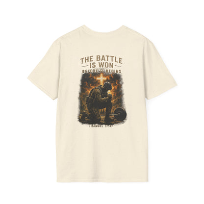 The Battle Is one graphic tee unisex tee