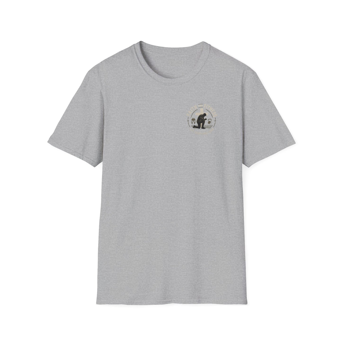 Bigfoot Camping T‑Shirt — "Faith & Friends" Sasquatch Outdoor Graphic Tee
