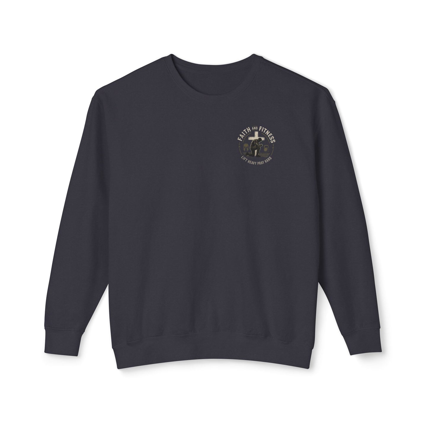 Unisex Lightweight Crewneck Sweatshirt faith over fear