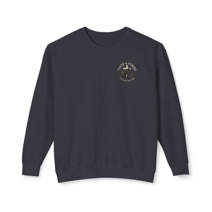 Unisex Lightweight Crewneck Sweatshirt faith over fear