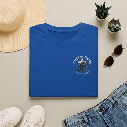 Bigfoot Camping T‑Shirt — "Faith & Friends" Sasquatch Outdoor Graphic Tee