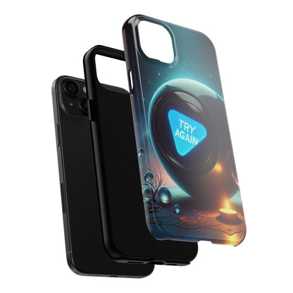 Funny Tough Phone Cases - try again Design
