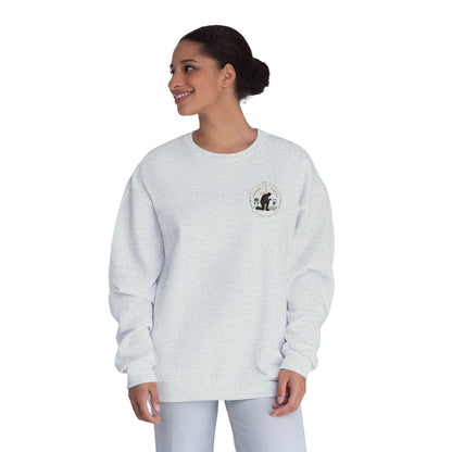 Faith Over Fear Sweatshirt — Christian Crewneck with Cross Graphic
