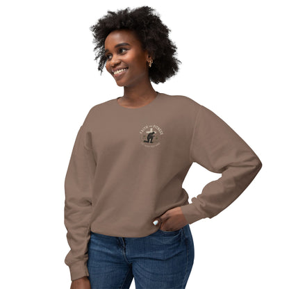 Unisex Lightweight Crewneck Sweatshirt faith over fear