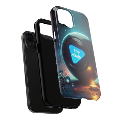 Funny Tough Phone Cases - try again Design