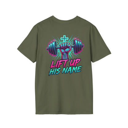 lift up his name graphic tee, unisex tee shirt