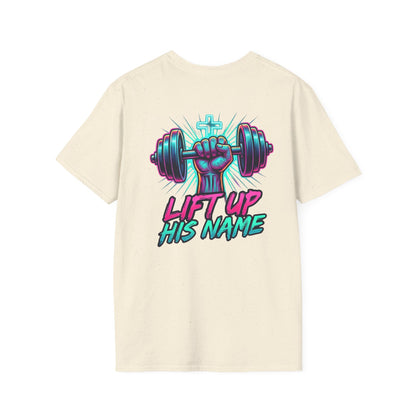 lift up his name graphic tee, unisex tee shirt